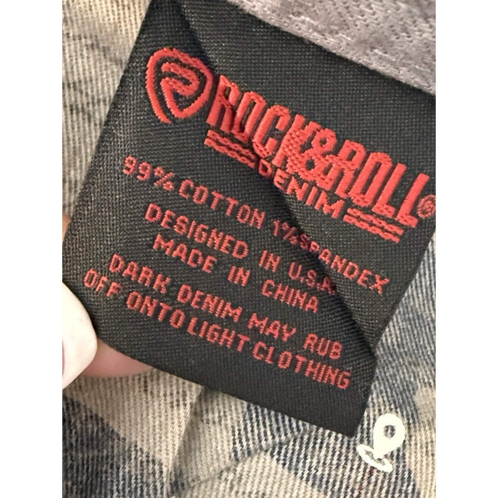 ROCK & ROLL Jeans Mens 38 X 36 Relaxed Double Barrel Straight Vintage 46 Western - Picture 8 of 9